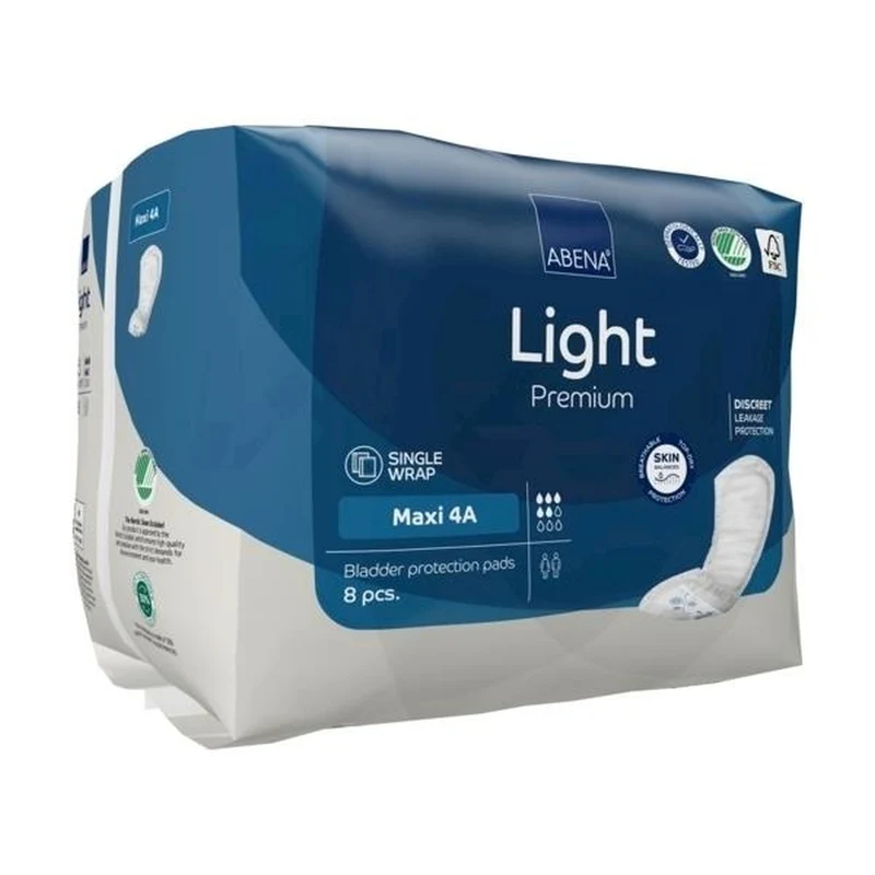 Abena Light Premium Maxi 4A Inkontinenzeinlagen, 8 Stück