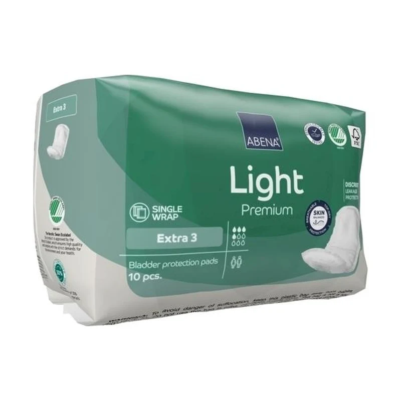Abena Light Premium Extra 3 Inkontinenzeinlagen, 10 Stück