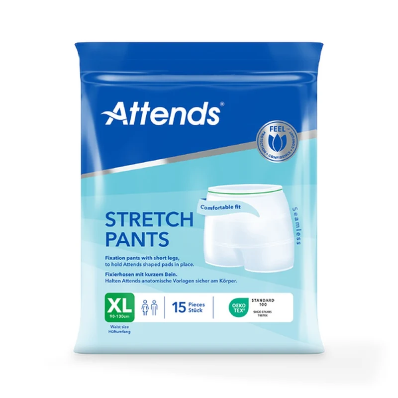 Attends Stretch Pants Fixierhosen Gr. XL, 15 Stück