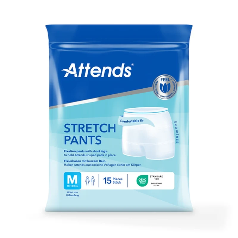 Attends Stretch Pants Fixierhosen Gr. M, 15 Stück