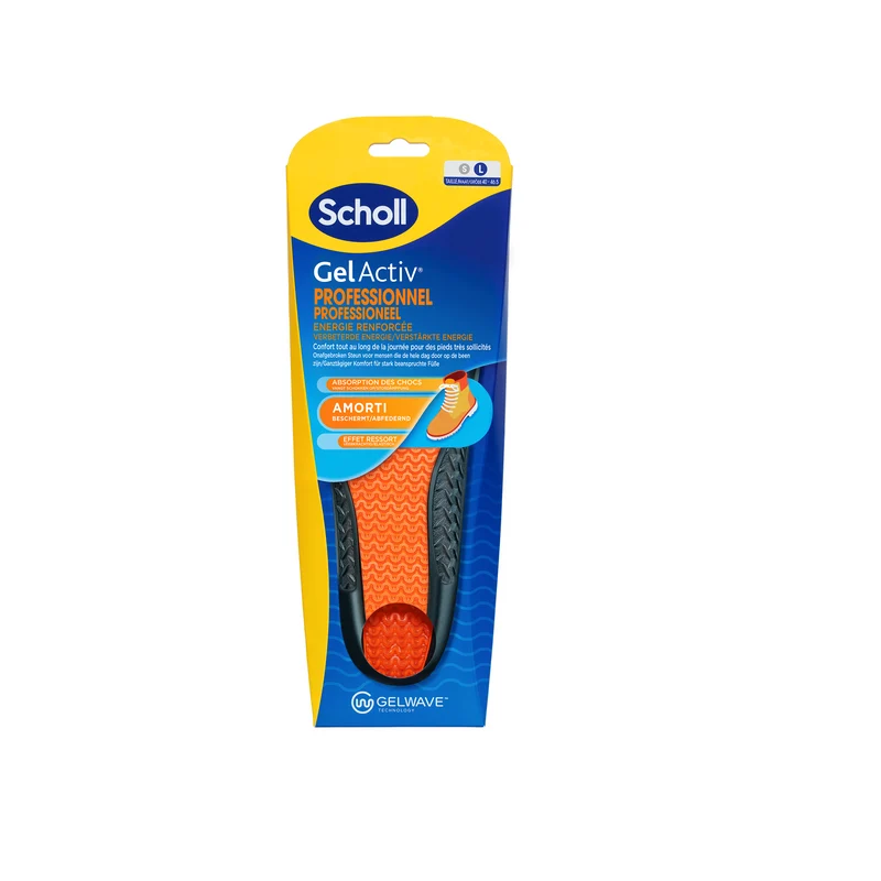Scholl GelActive inlegzolen work & boot large 40 - 46.5 1.00 Paar