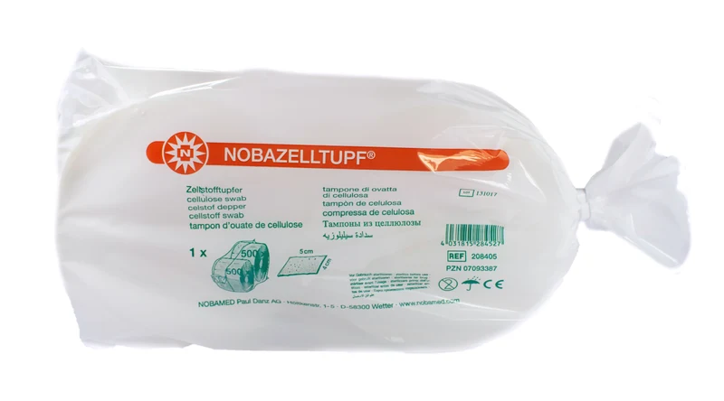 Noba Nobazelltupf Zellstofftupfer, 4 x 5 cm, unsteril