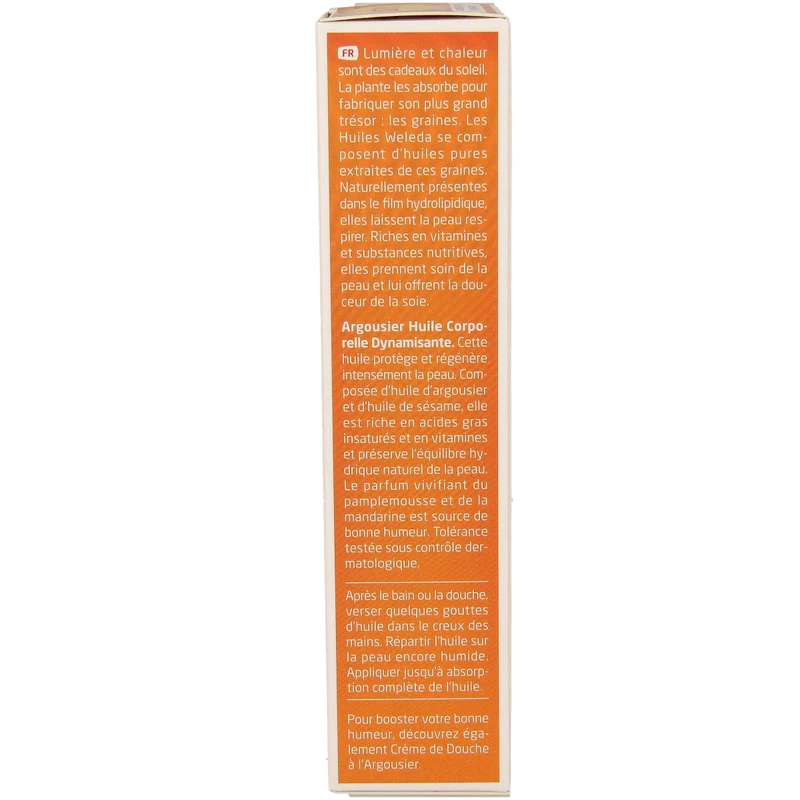 Weleda Duindoorn vitaliserende body olie 100.00 Milliliter