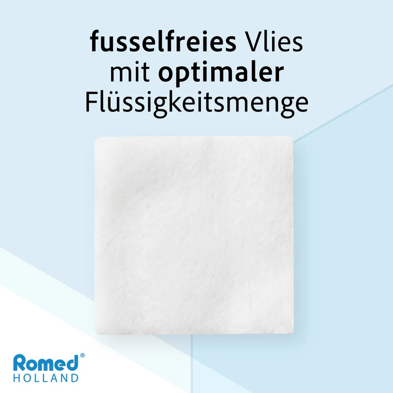 Romed Alkoholtupfer 65 x 30 mm, 2-lagig, Spar-Set 5 x 100 Stück, hygienisch eingesiegelt