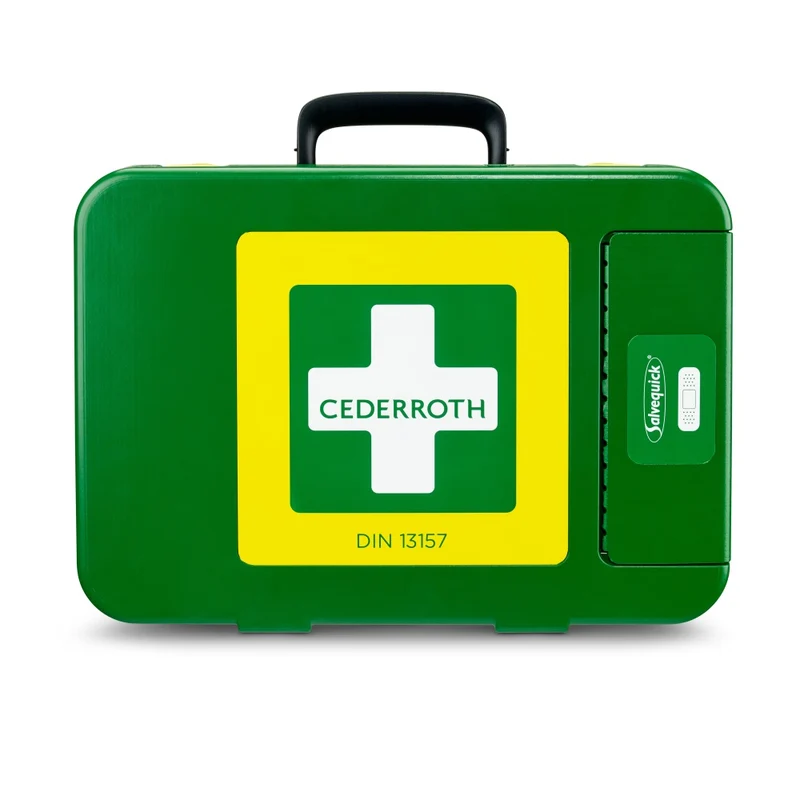 Cederroth First Aid Kit XL, DIN 13157, 30 x 42 x 18,8 cm, grün