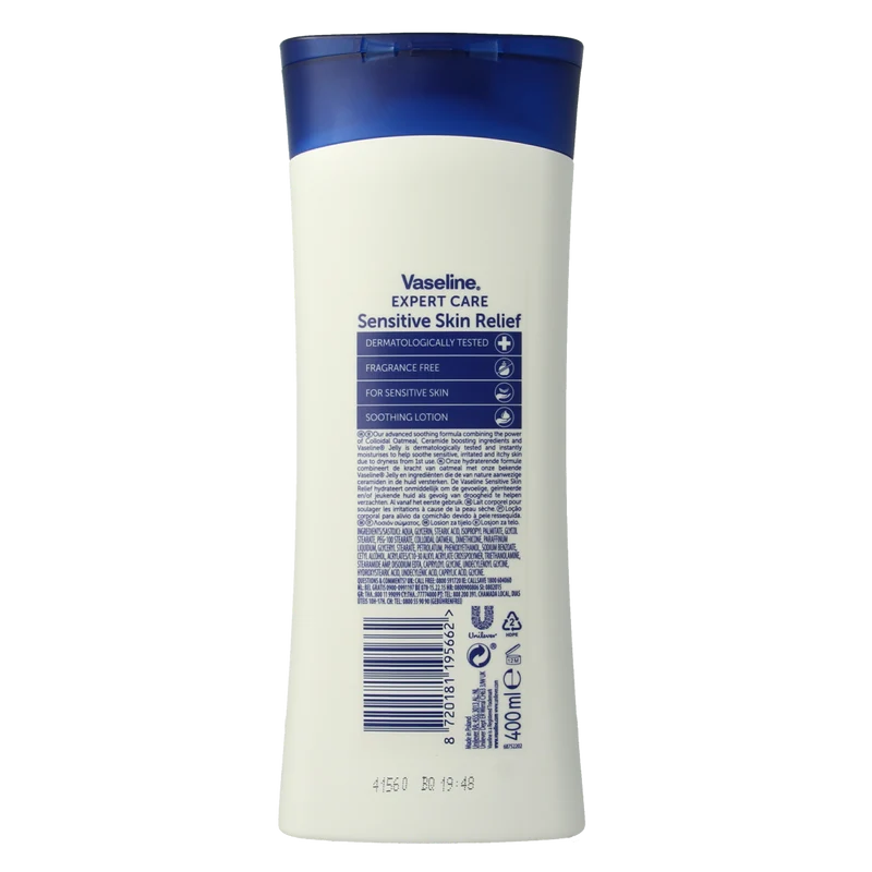 Vaseline Expert care bodylotion sensitive 400.00 Milliliter