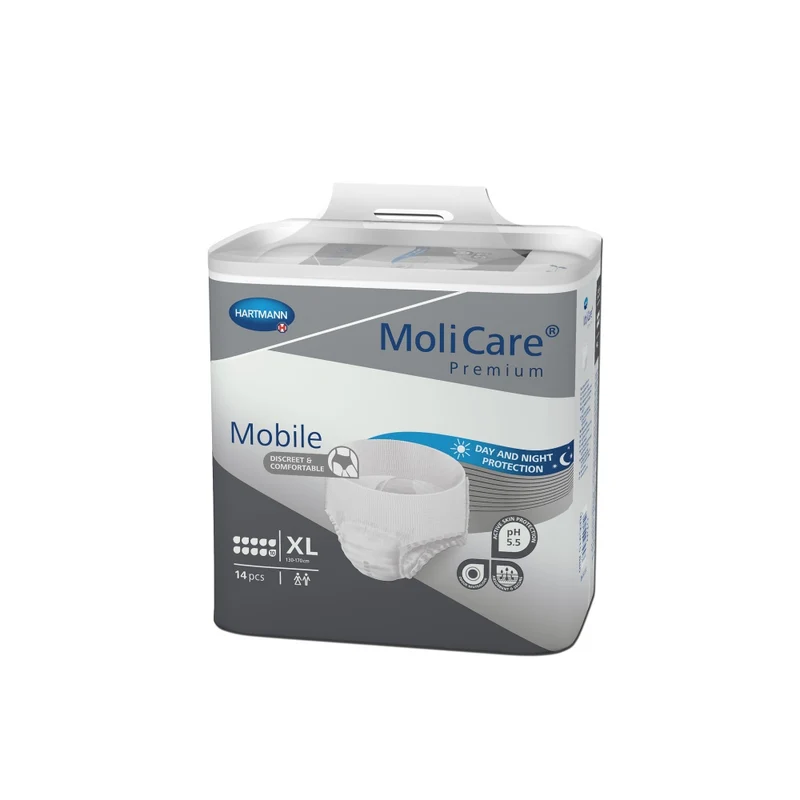 MoliCare Premium Elastic, 10 Tropfen, Gr. XL, 140 - 175 cm Hüftumfang