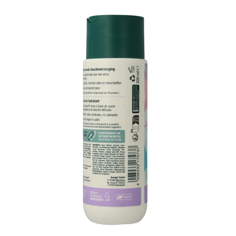 Kneipp Clean beauty shower lotus jojoba 200 Milliliter