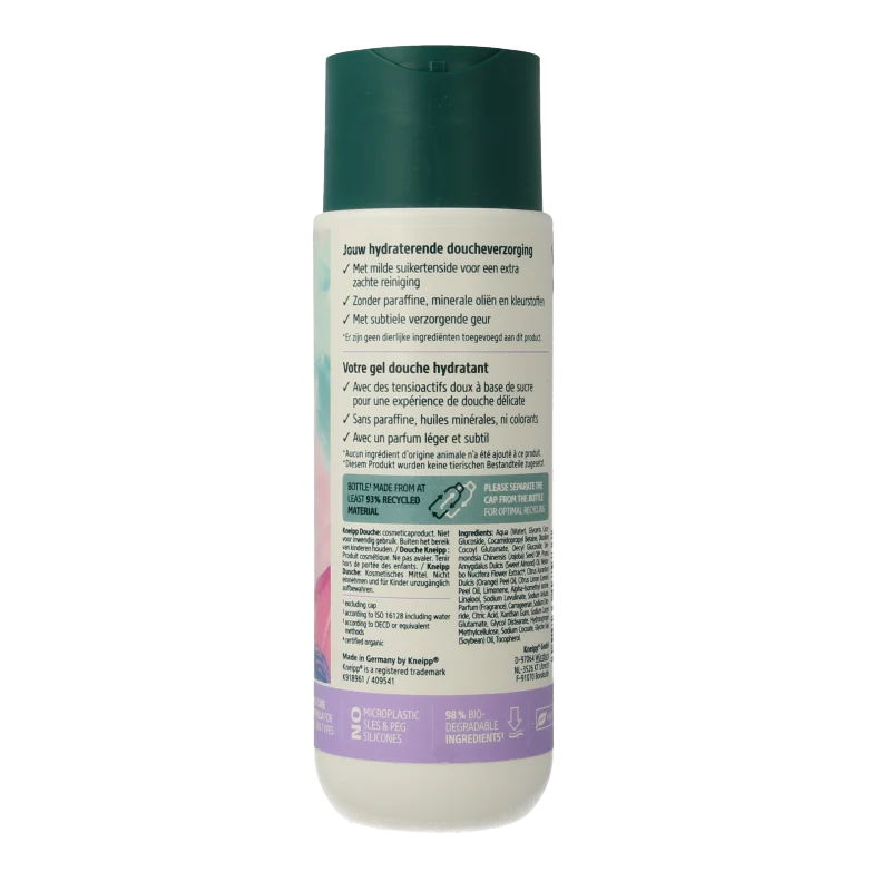 Kneipp Clean beauty shower lotus jojoba 200 Milliliter