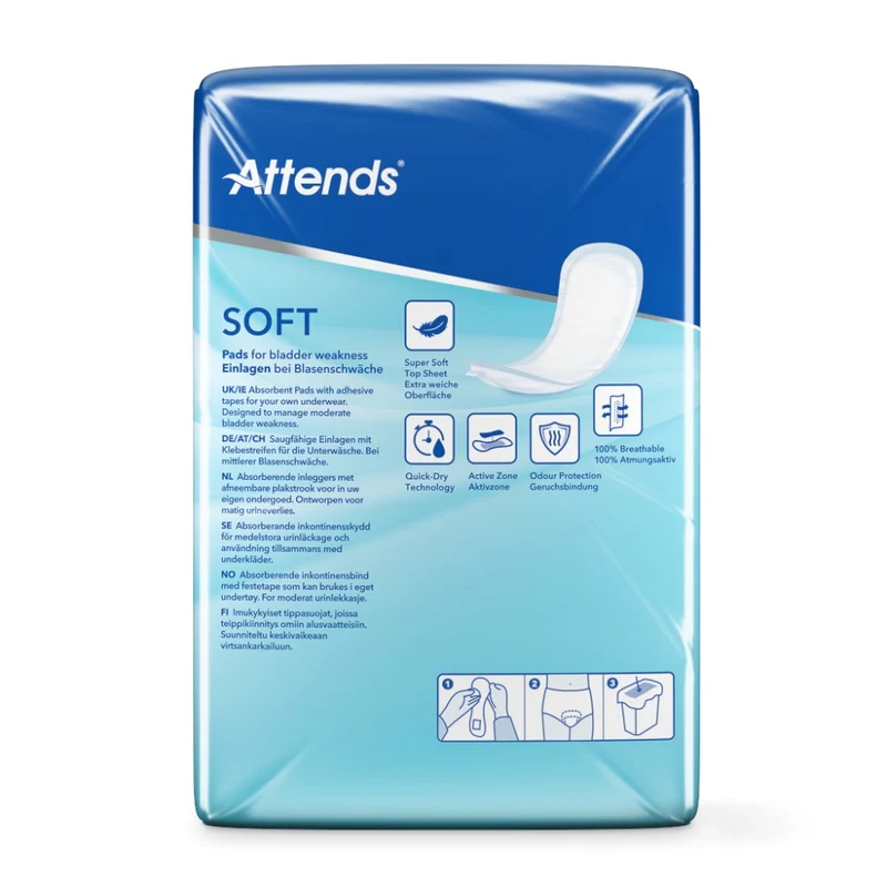 Attends Soft 5 Einlagen 38er Pack
