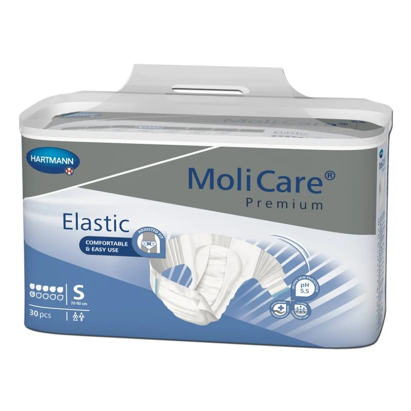 MoliCare Premium Elastic, 6 Tropfen, Gr. S, Hüftumfang 70 - 90 cm