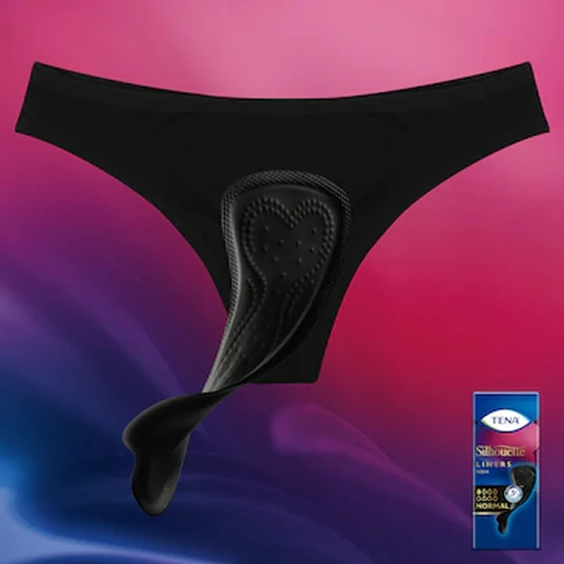 TENA Silhouette Normal Noir diskrete Slipeinlagen, 26 Stück