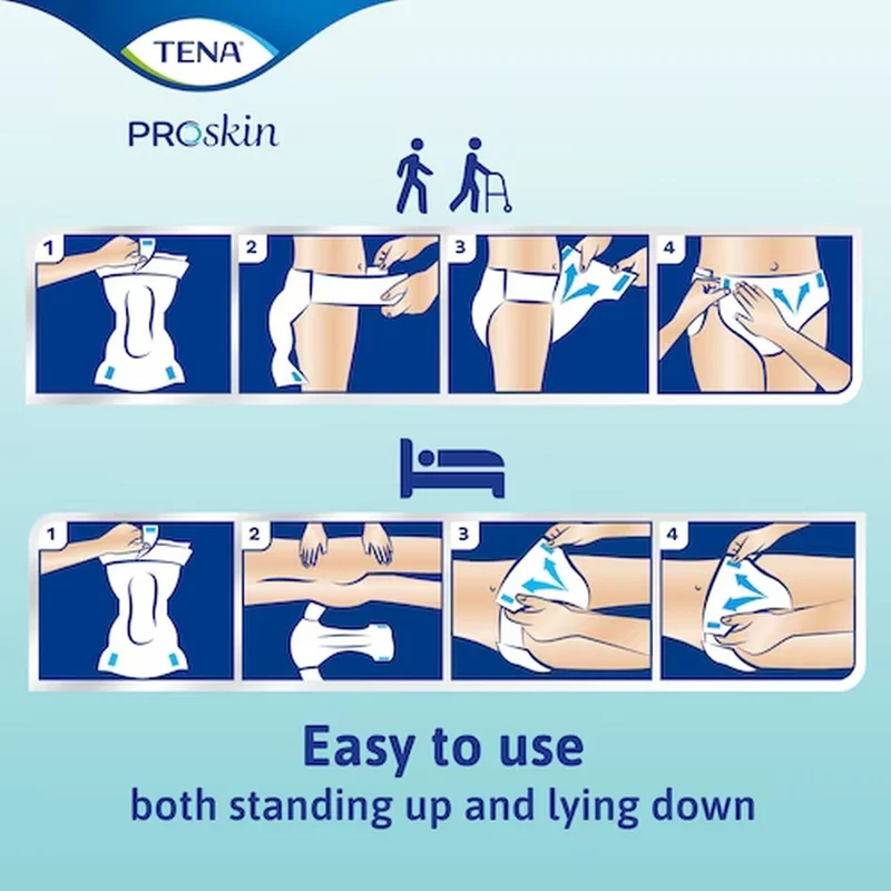 TENA ProSkin Flex Maxi Inkontinenzvorlage mit Hüftbund XL, 21 Stück