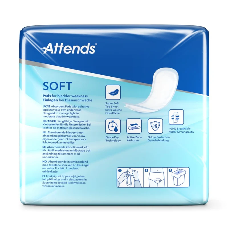 Attends Soft 4 Super Einlagen 46er Pack