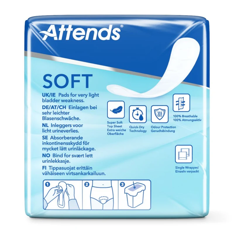 Attends Soft 1 Mini Long Einlagen 16er Pack