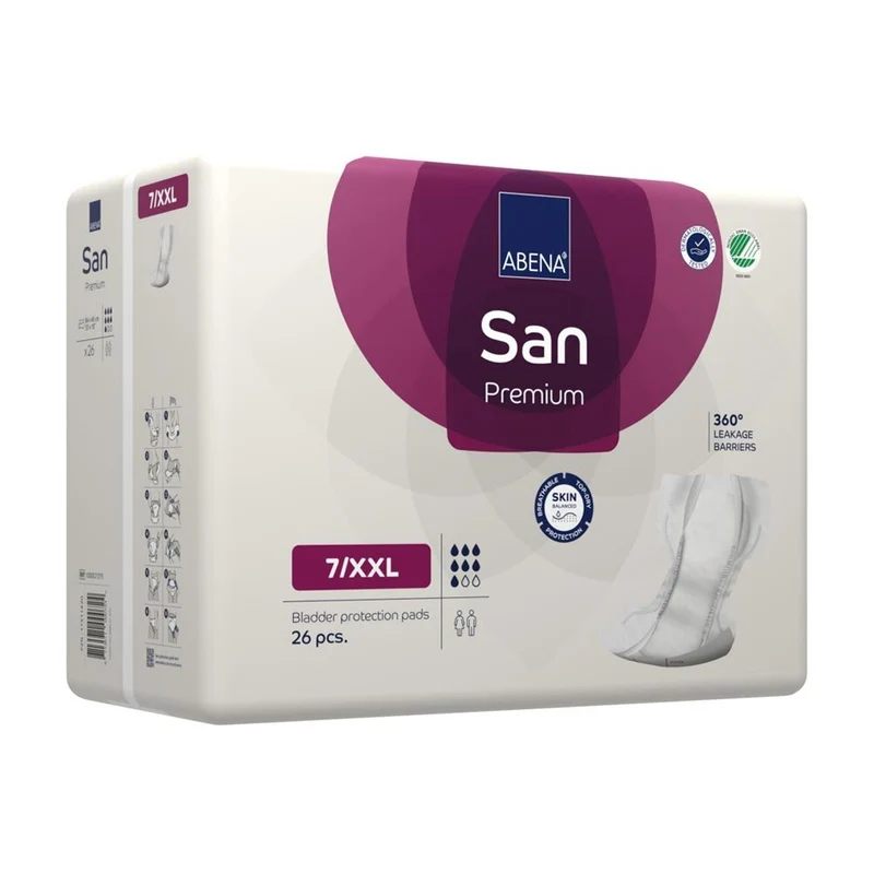 Abena San Premium 7/XXL Inkontinenzeinlagen 2000 ml, 26 Stück
