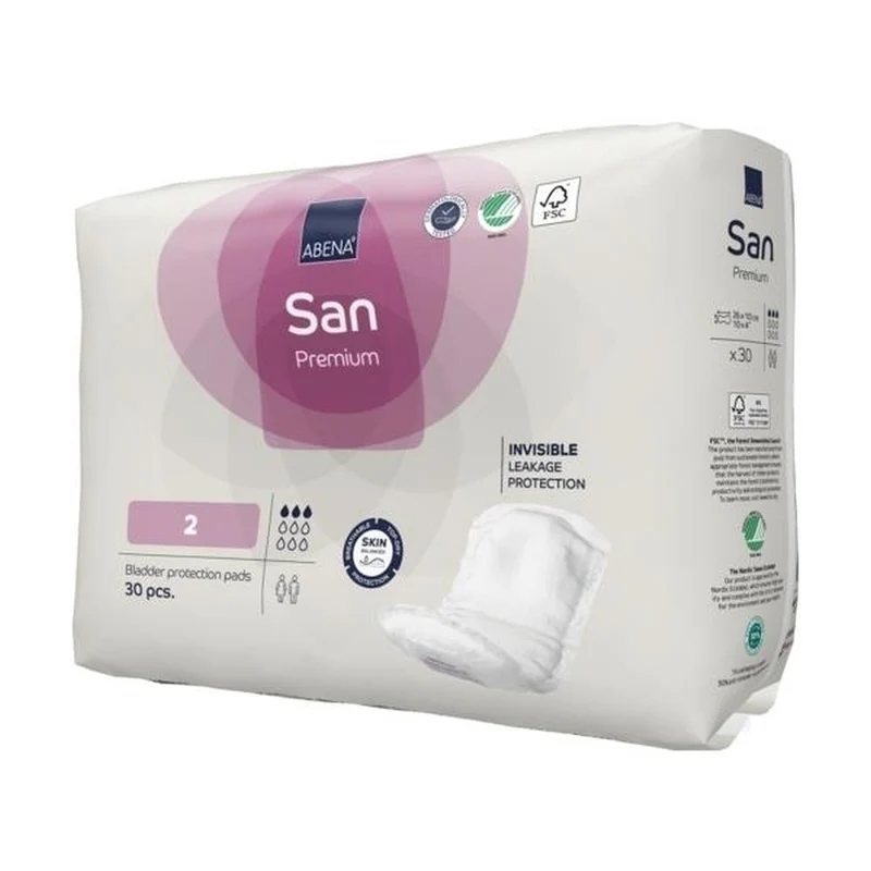 Abena San Premium 2 Inkontinenzeinlagen 350 ml, 30 Stück