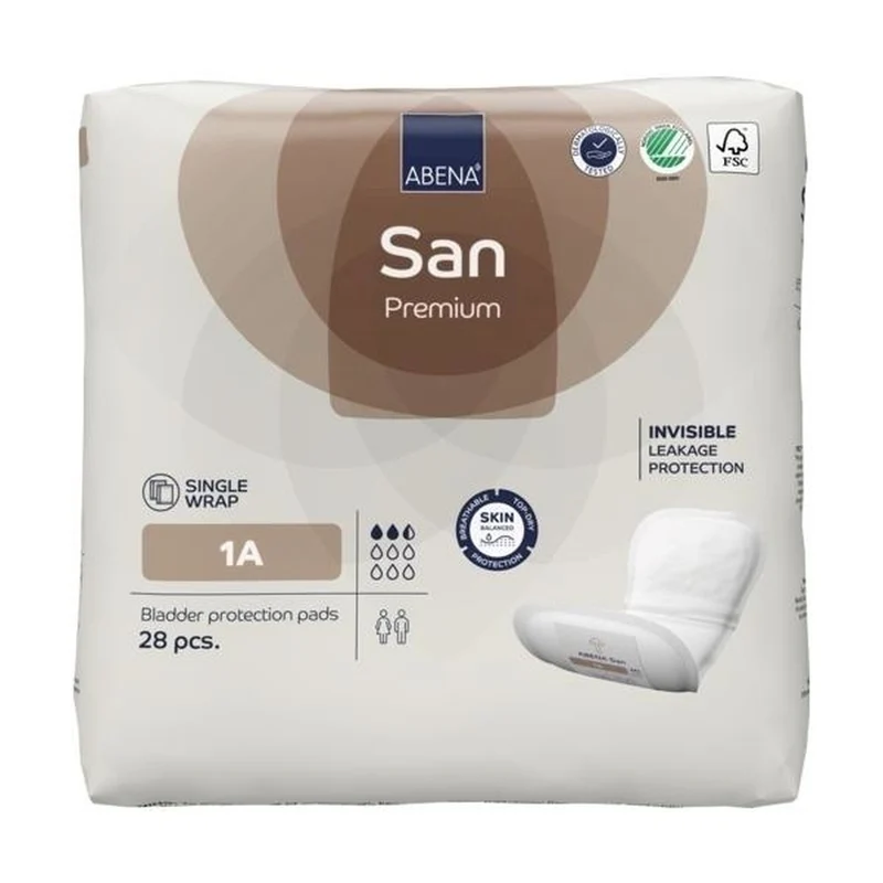 Abena San Premium 1A Inkontinenzeinlagen 250 ml, 28 Stück