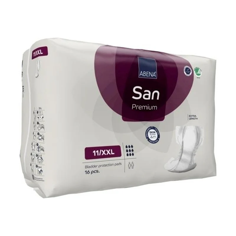 Abena San Premium 11/XXL Inkontinenzeinlagen 3400 ml, 16 Stück
