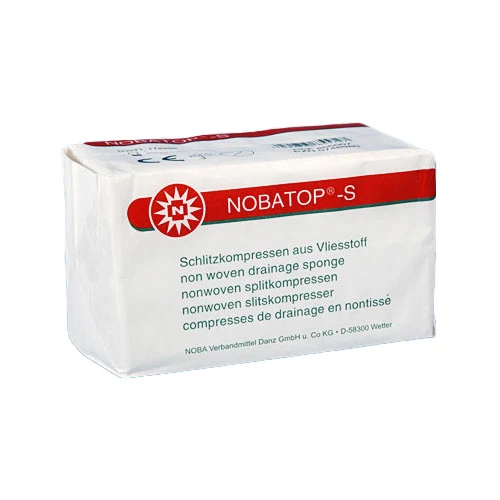 Noba Nobatop-S Schlitzkompressen, 6-fach, unsteril