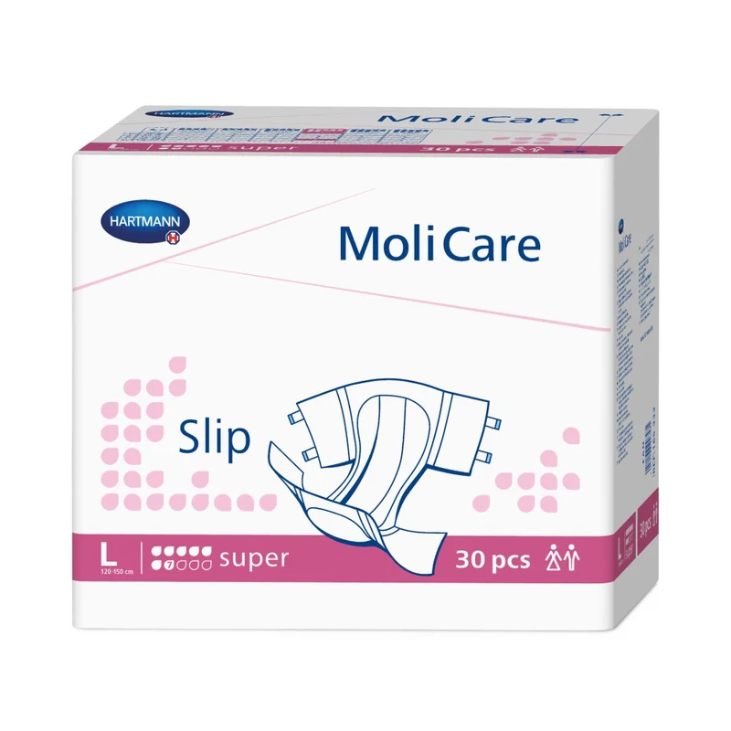 MoliCare Slip super, 7 Tropfen, Gr. L, 120 - 150 cm Hüftumfang