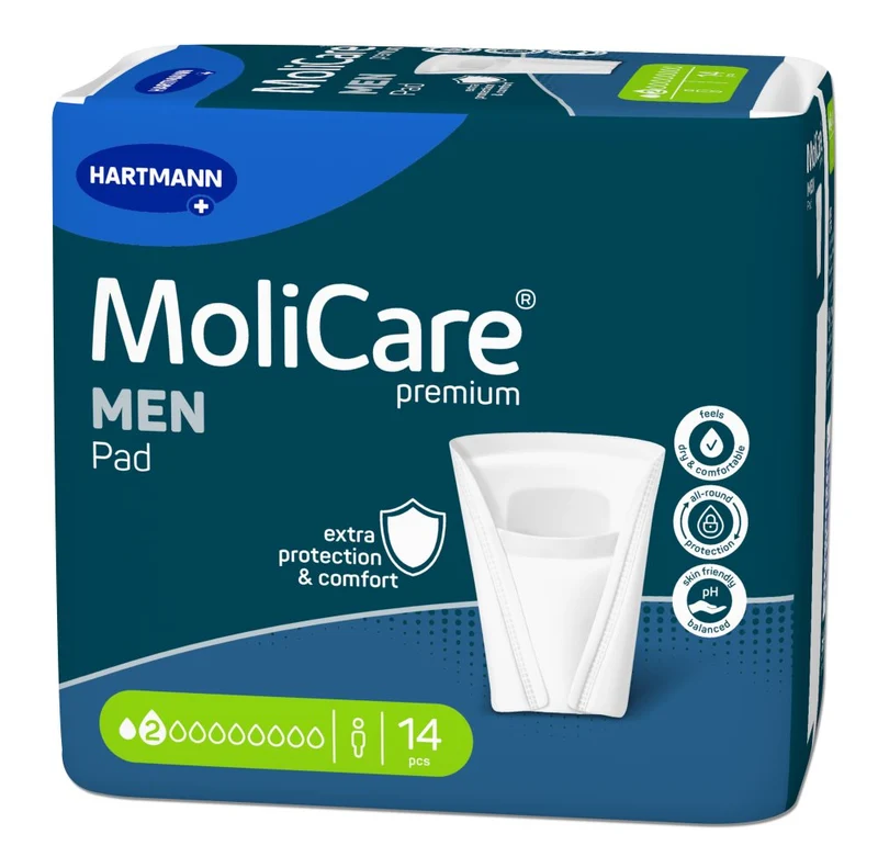 MoliCare Premium Men Pad, 2 Tropfen, 15 x 11 cm