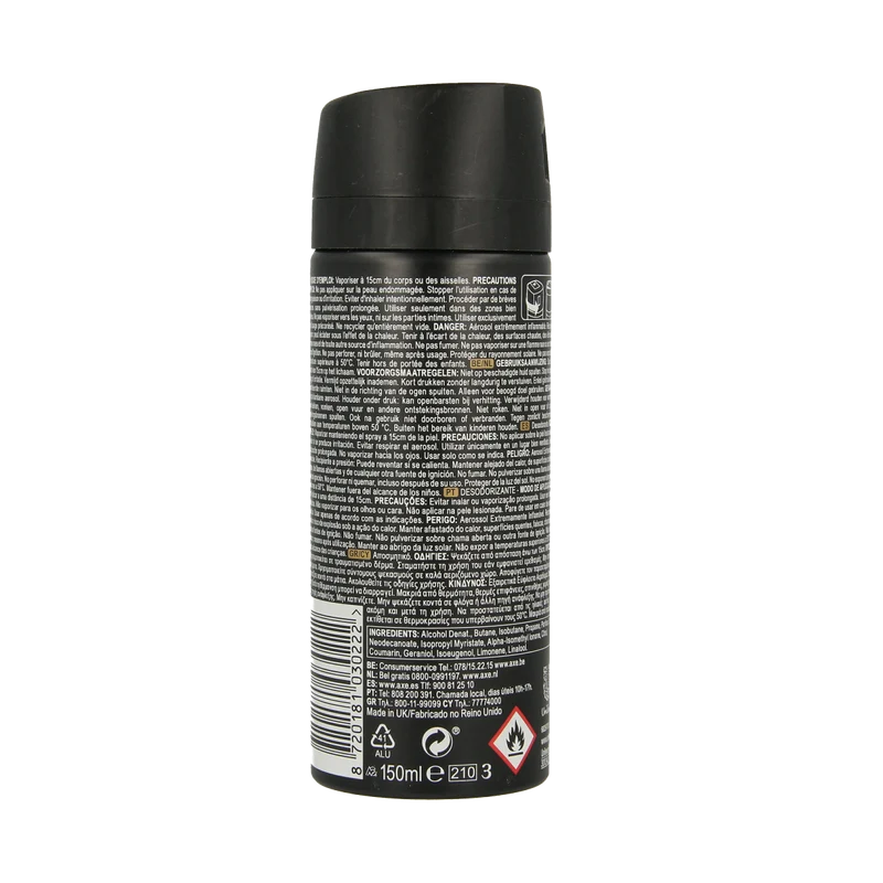 AXE Deodorant bodyspray gold temptation 150.00 Milliliter
