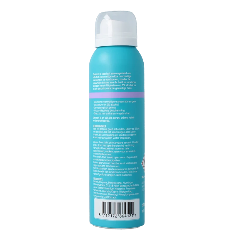 Deoleen Deodorant spray satin sensitive zonder alcohol 150.00 Milliliter