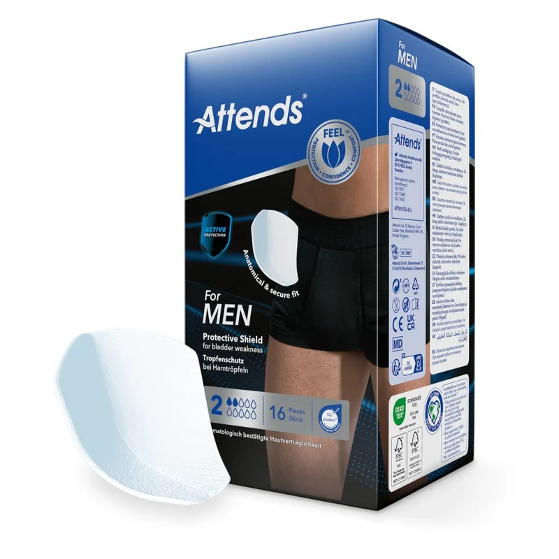 Attends for Men 2 Einlagen für Männer