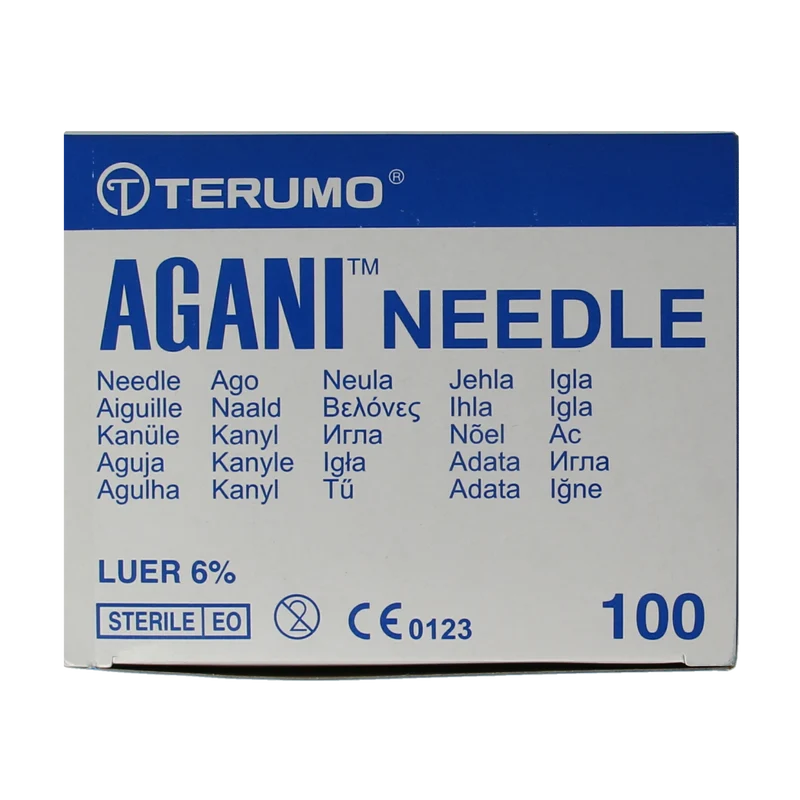 Terumo Injectienaald 38 x 0.9 agani 100.00 Stuks