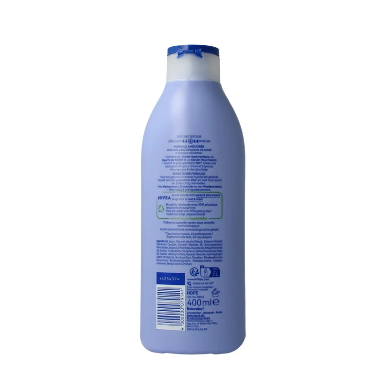 Nivea Bodymilk zijdezacht 400.00 Milliliter