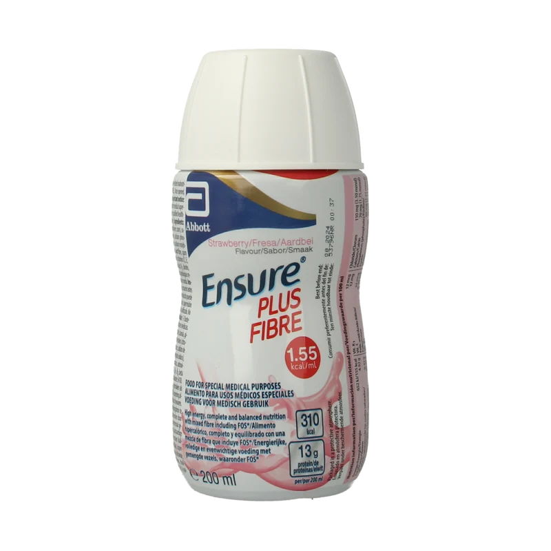 Ensure Plus fibre aardbei 200.00 Milliliter