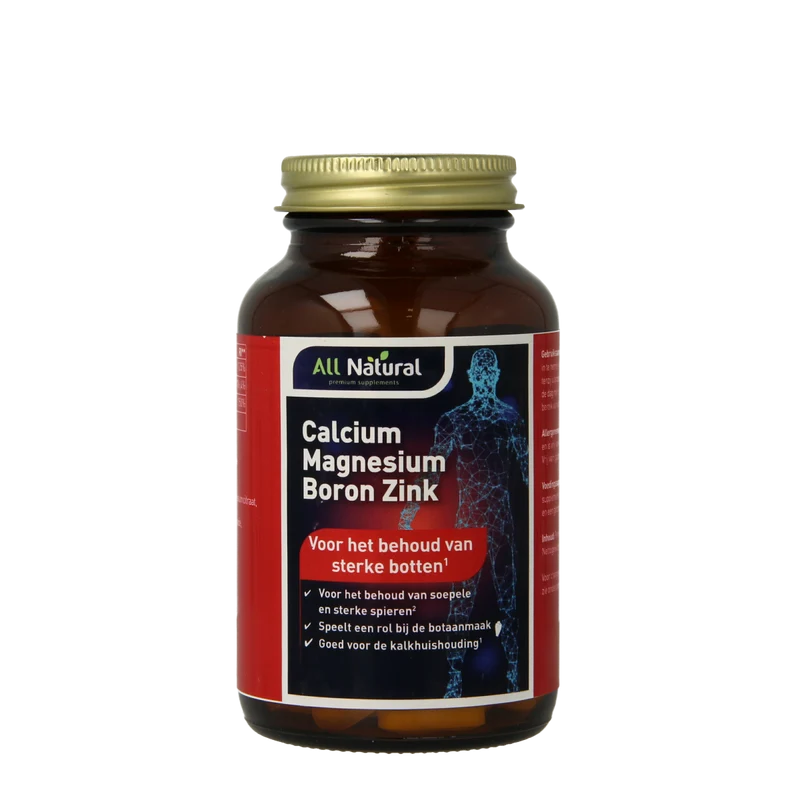 All Natural Calcium magnesium boron zink 90.00 Tabletten