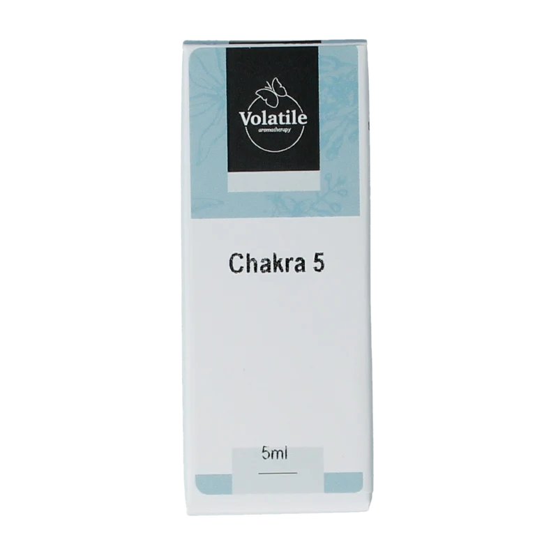 Volatile Chakra olie 5 keel puur 5.00 Milliliter