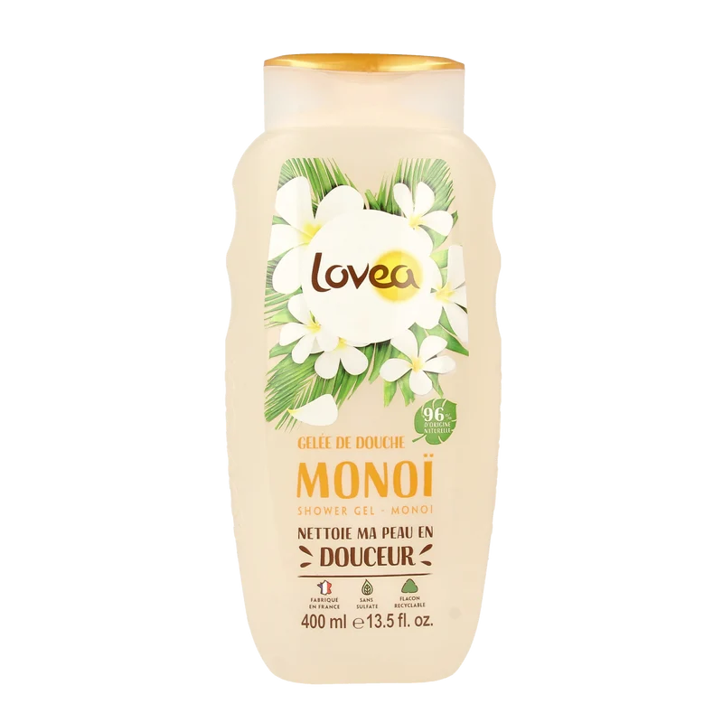 Lovea Showergel Monoi 400.00 Milliliter