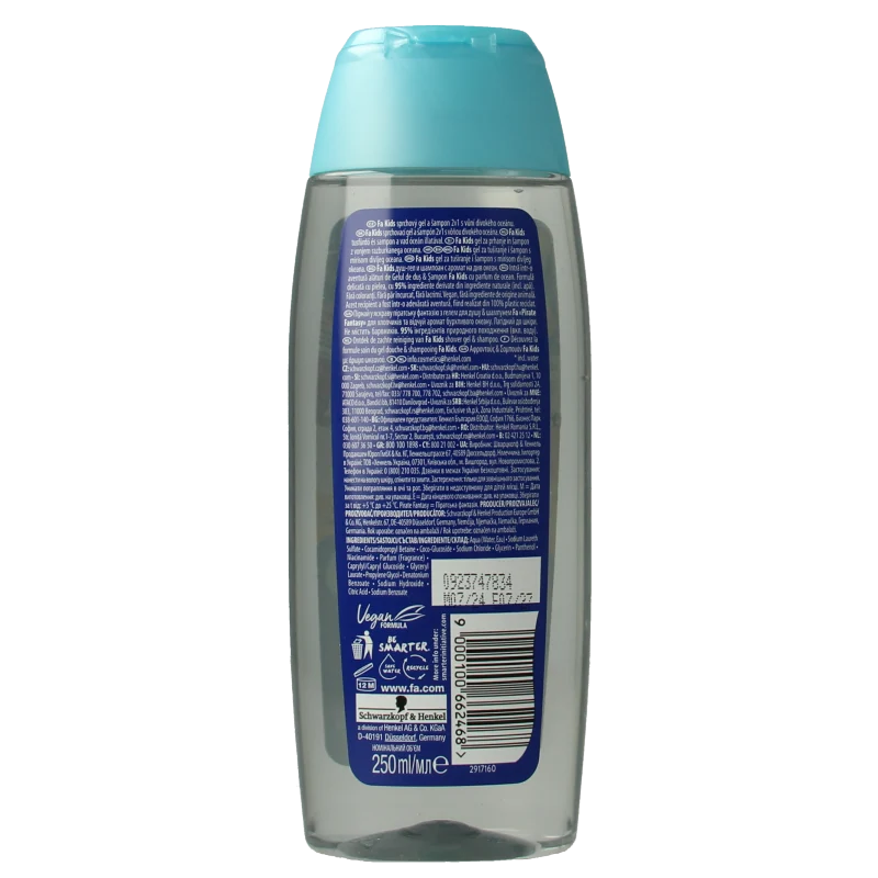 FA Kids douche & shampoo piraat 250 Milliliter