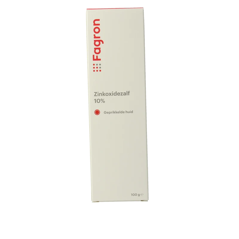 Fagron Zinkoxidezalf 10% met doos en bijsluiter 100.00 Gram