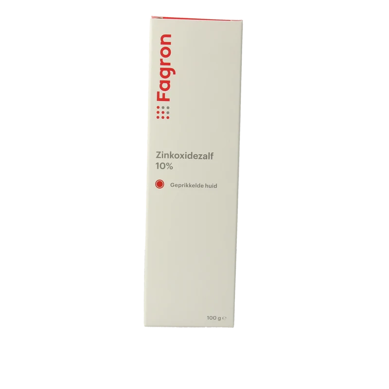 Fagron Zinkoxidezalf 10% met doos en bijsluiter 100.00 Gram