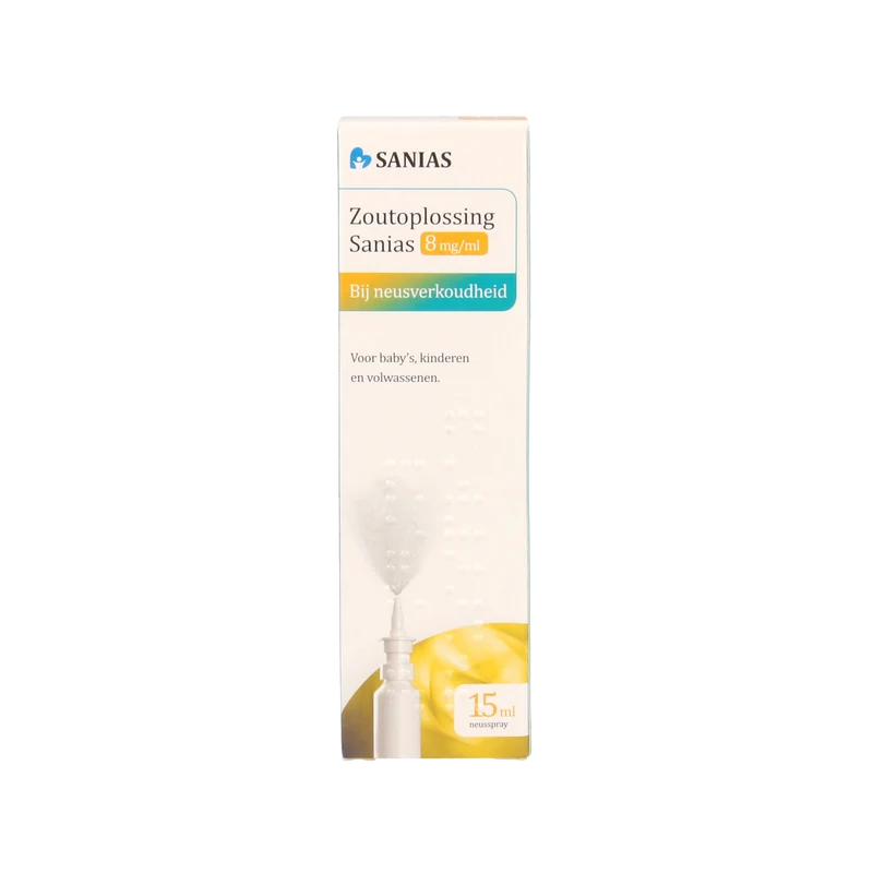 Sanias Zoutoplossing neusspray 8mg/ml 15.00 Milliliter