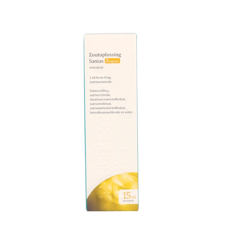 Sanias Zoutoplossing neusspray 8mg/ml 15.00 Milliliter