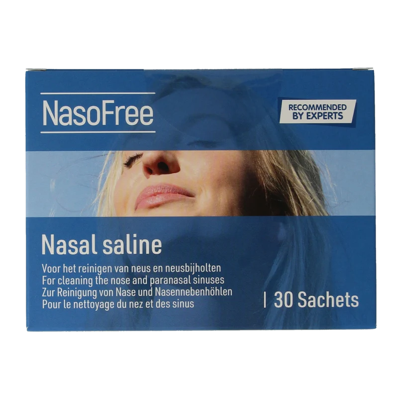 Dos Medical NasoFree nasaal saline spoelzout 2.5 gram 30.00 Stuks