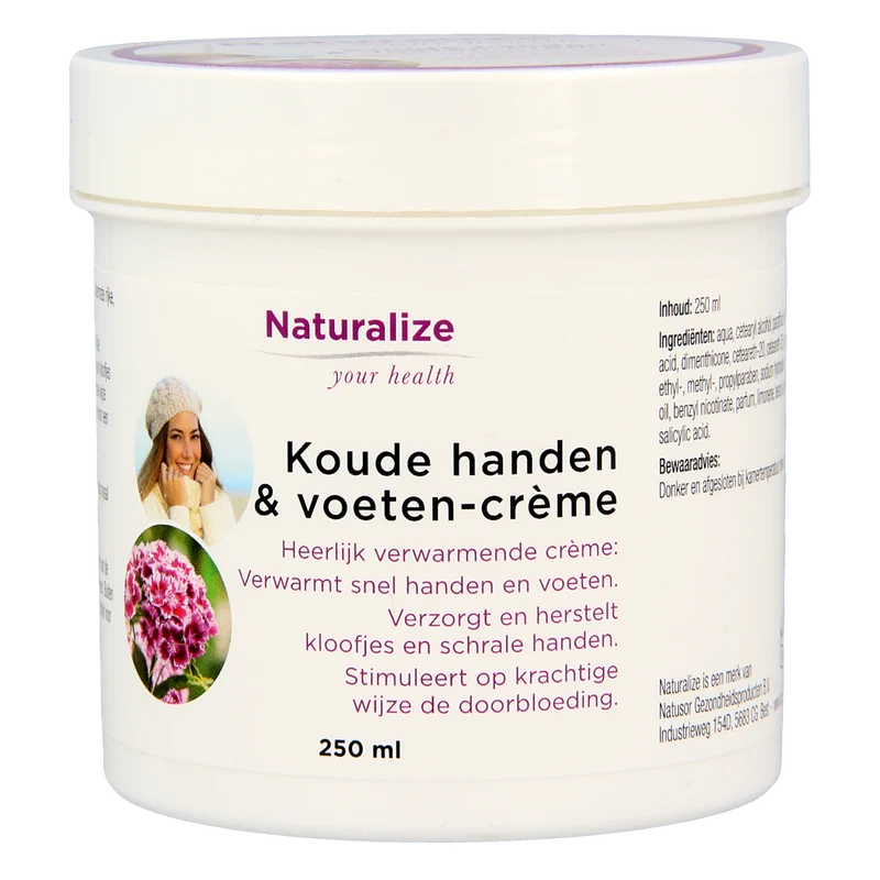 Naturalize Koude handen en voeten creme 250.00 Milliliter