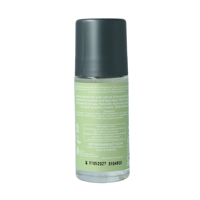 Urtekram Deodorant crystal roll on aloe vera 50 Milliliter