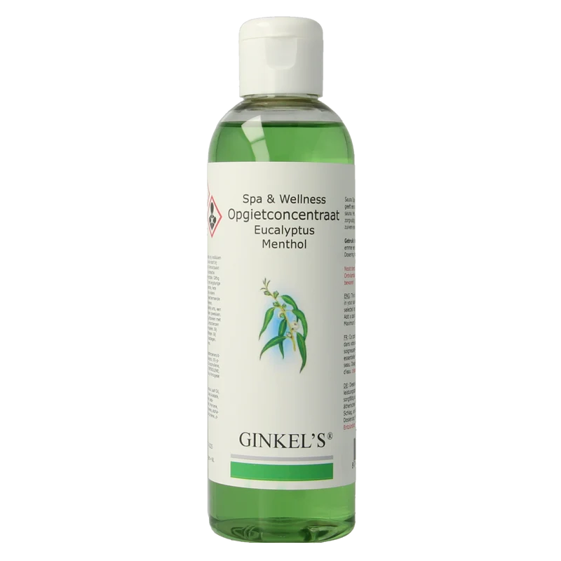 Ginkel's Sauna opgietconcentraat eucalyptus & menthol 200.00 Milliliter