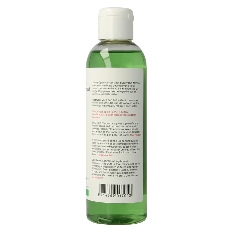 Ginkel's Sauna opgietconcentraat eucalyptus & menthol 200.00 Milliliter