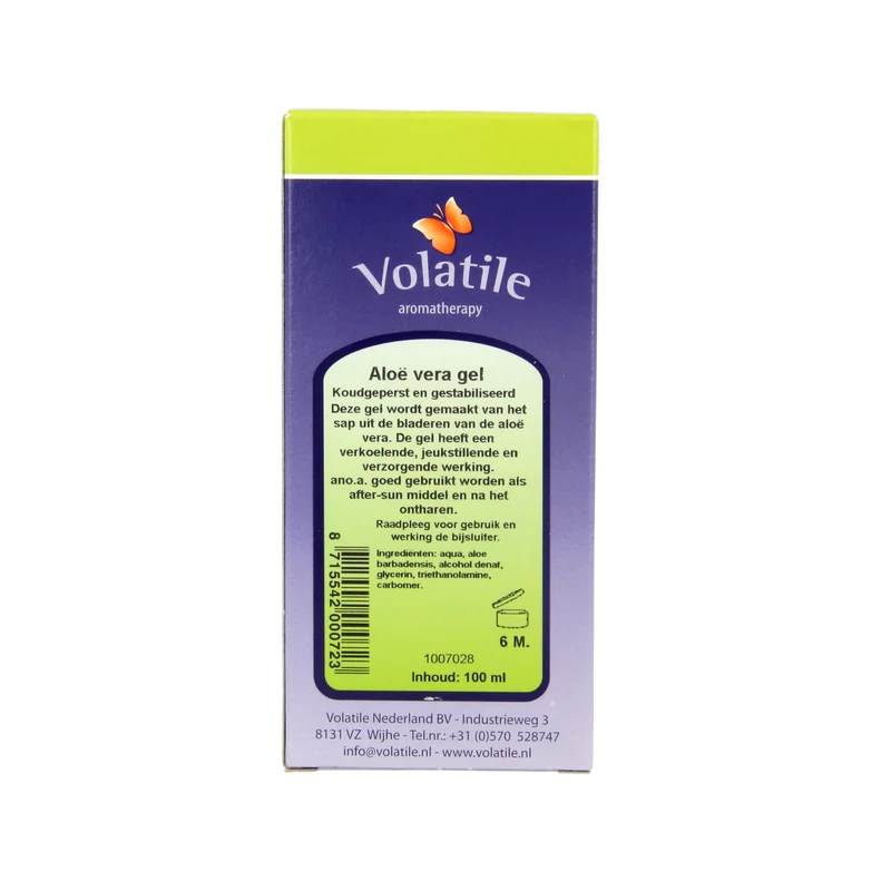 Volatile Aloe vera gel 100.00 Milliliter