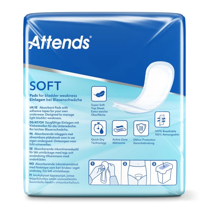 Attends Soft 2 Normal Einlagen 30er Pack