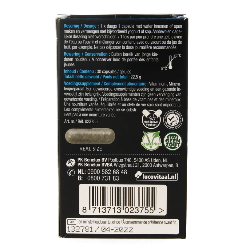 Lucovitaal WLS multi mineralen 30.00 Capsules