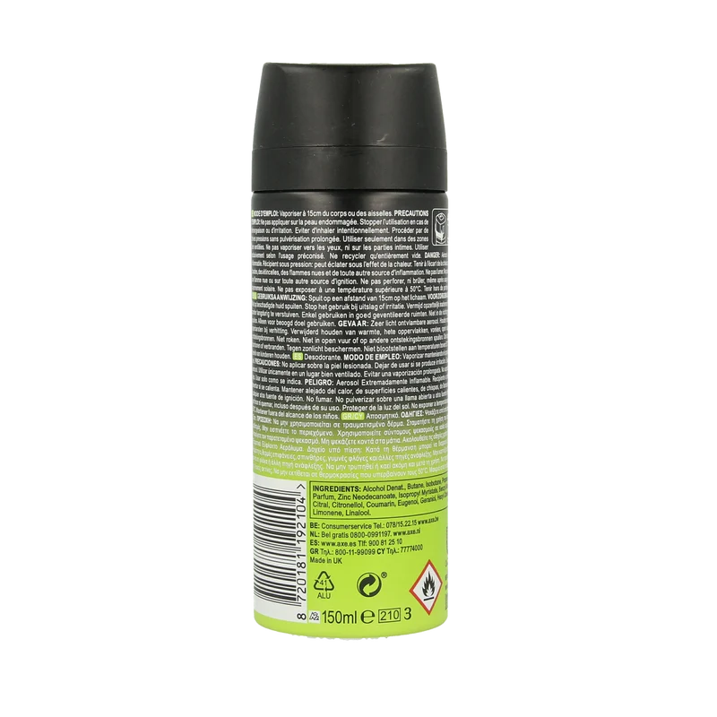 AXE Deodorant bodyspray epic fresh 150.00 Milliliter