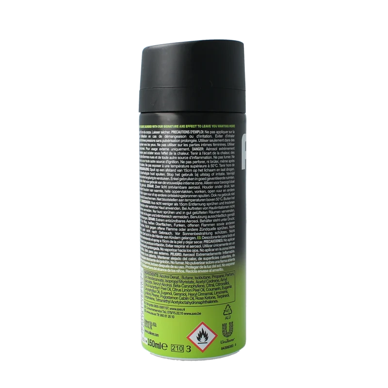 AXE Deodorant bodyspray epic fresh 150.00 Milliliter